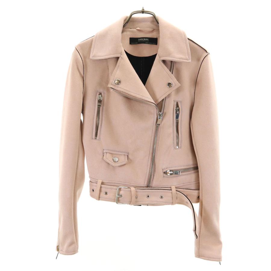 ZARA BASIC（ザラベーシック） フェイクスエード ダブルライダース