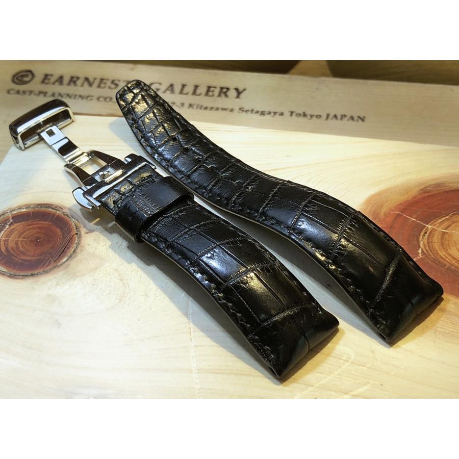 EARNEST ハンドメイド/スタンダードDバックル仕様/マットクロコ竹斑