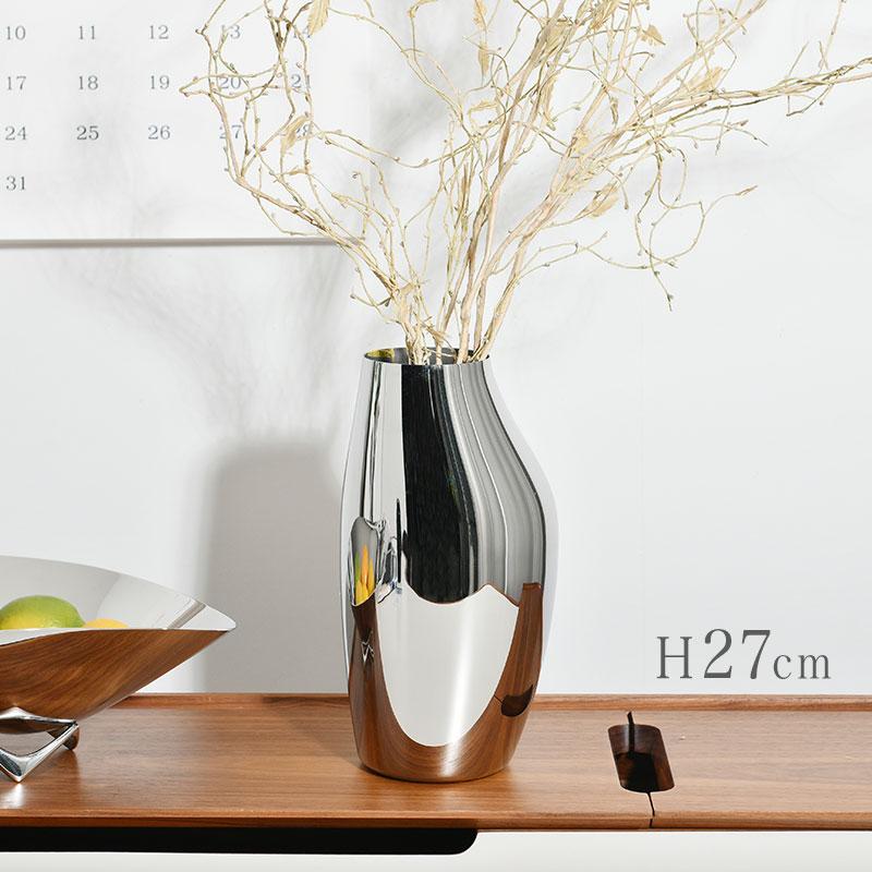 Georg Jensen（ジョージ ジェンセン） フラワーベース ステンレス