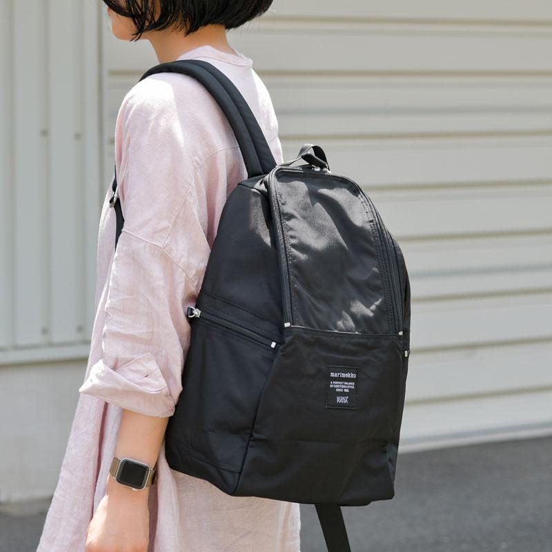 marimekko（マリメッコ） リュック メトロ 黒 marimekko METRO