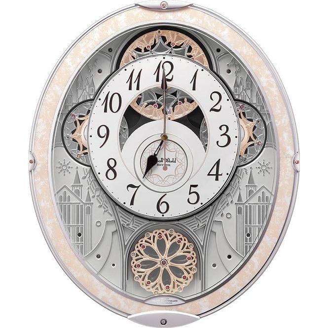 からくり時計 壁掛け時計 スモールワールド ノエルNS 8MN407RH03 電波