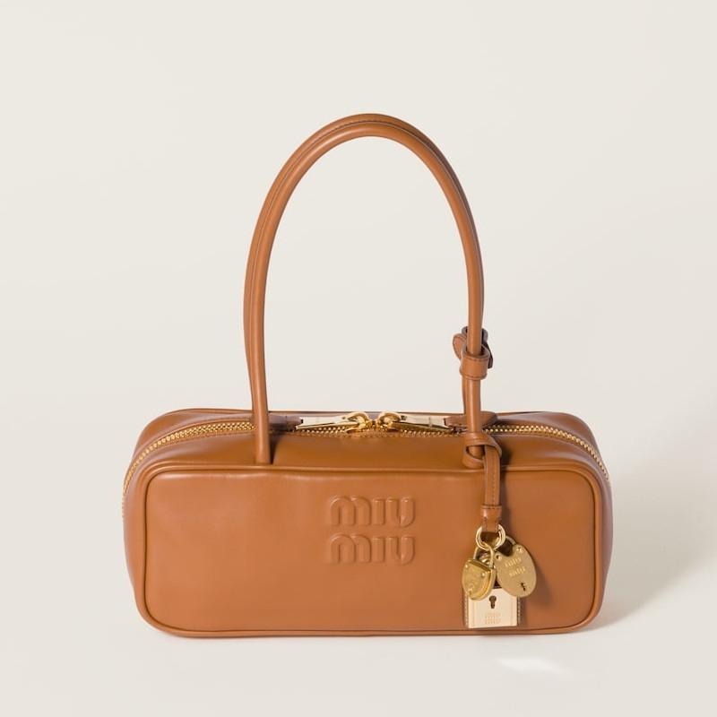miu miu（ミュウミュウ） ボー レザー バッグ 5BB173_2CRW_F0046_V_OTM