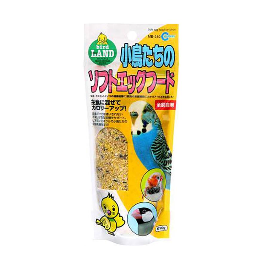 マルカン 小鳥たちのソフトエッグフード 100g 鳥 フード 餌 えさ