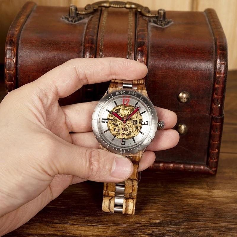 BOBO BIRD 腕時計 メンズ 40代 50代 ボボバード 木製腕時計 機械式