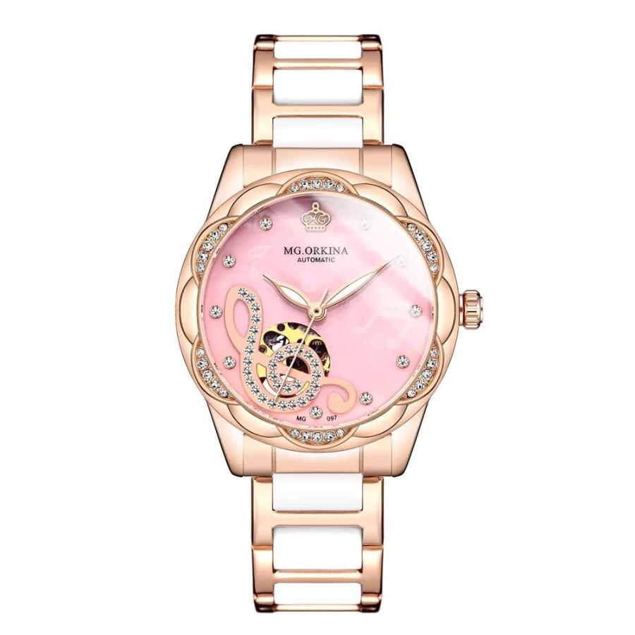 腕時計 レディース 20代 30代 40代 自動巻き腕時計 音符 ト音記号