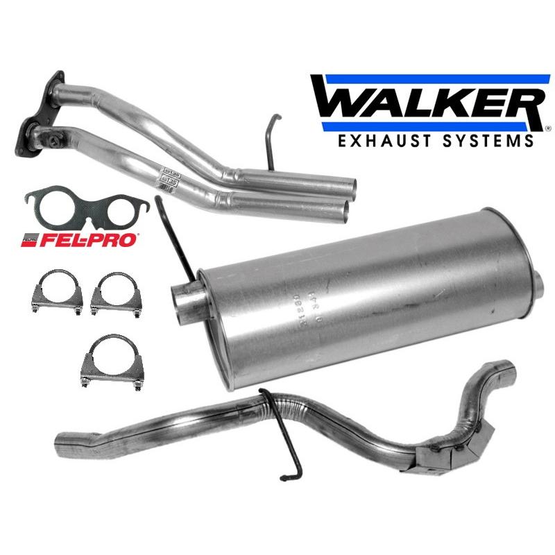 マフラーキット 触媒後 1台分 WALKER 純正タイプ 96-99yタホ4dr