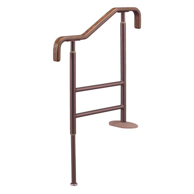 安寿 上がりかまち用手すり, SM−650F ブラウン ＜531