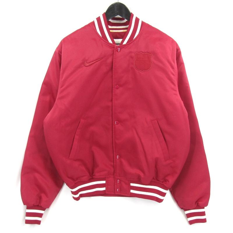NIKE（ナイキ） 美品 FCバルセロナ サテン ダグアウト ジャケット