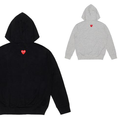 PLAY COMME des GARCONS プレイ コム デ ギャルソン パーカー バック赤