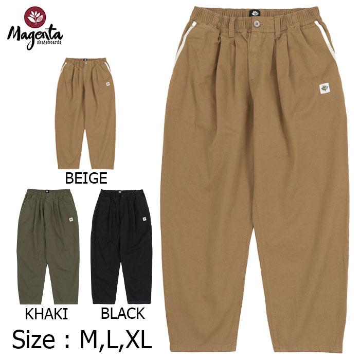 MAGENTA マゼンタ ボトム パンツ FA24 EXTRA LOOSE PANTS BEIGE KHAKI