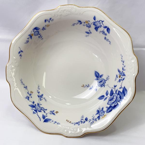 ノリタケ 美品!! コンテンポラリー ブルーローズ リンネ スクエア