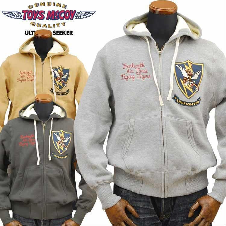 TOYS McCOY（トイズマッコイ） フルジップスウェットパーカーFULL ZIP