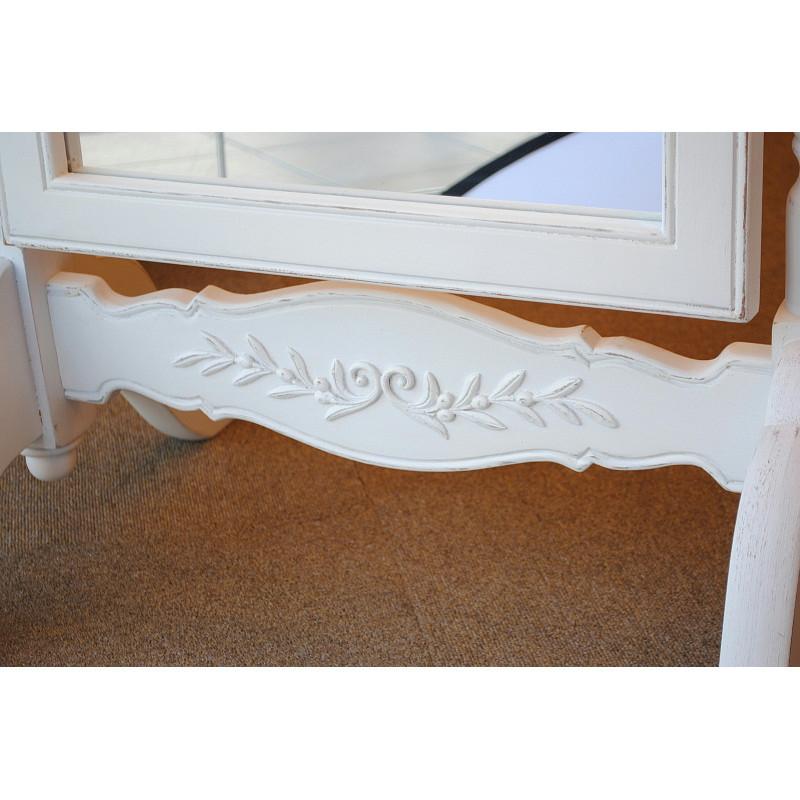 スタンドミラー 全身 白いスタンドミラー カントリーコーナー 姿見