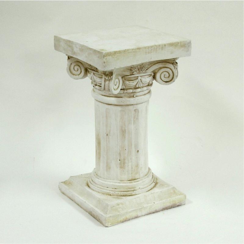 フラワースタンド 花瓶台 コラム アンティーク調 コラムスタンド 花台