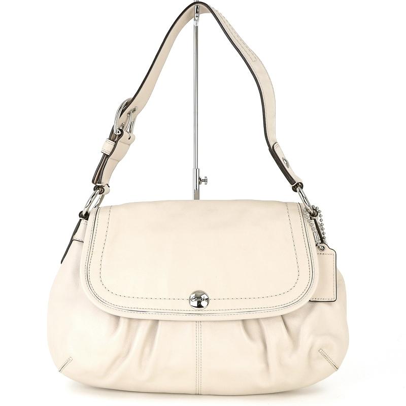 COACH（コーチ） バッグ レディース ワンショルダー アイボリー レザー