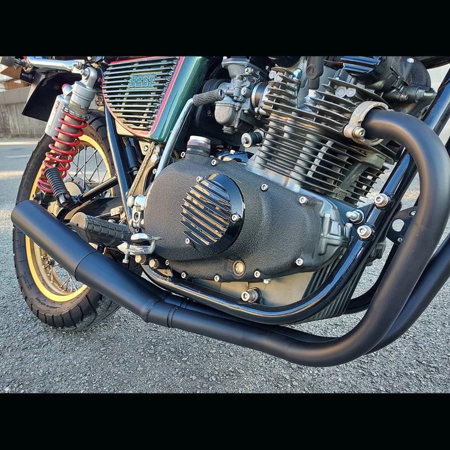 TOP MODA】 GS400 塾長管 ブラック 旧車 マフラー : エーシーピー二輪