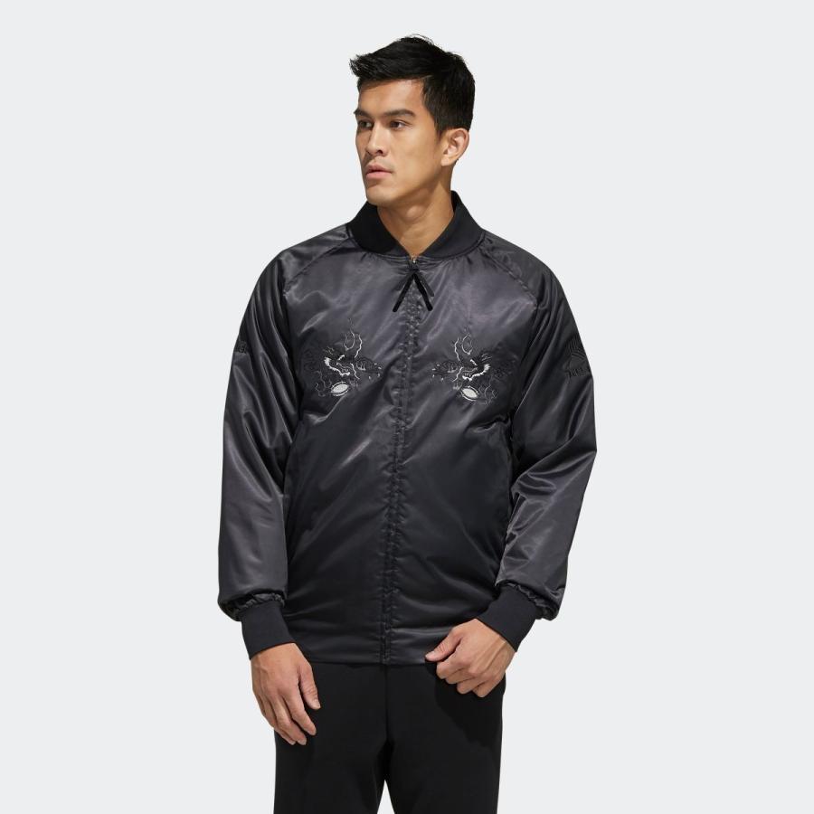 adidas アディダス ラグビー オールブラックス 日本限定スカジャン