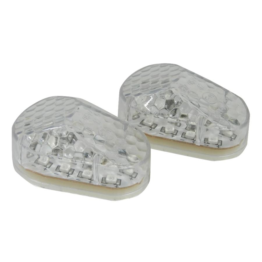 ウインカー カウル LED クリア Typeカワサキ 2個 ZZR ZX GPZ KSR Z