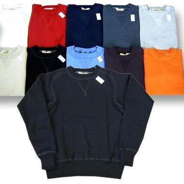 CUSHMAN（クッシュマン） 両Vフリーダムスリーブスウェット コットン