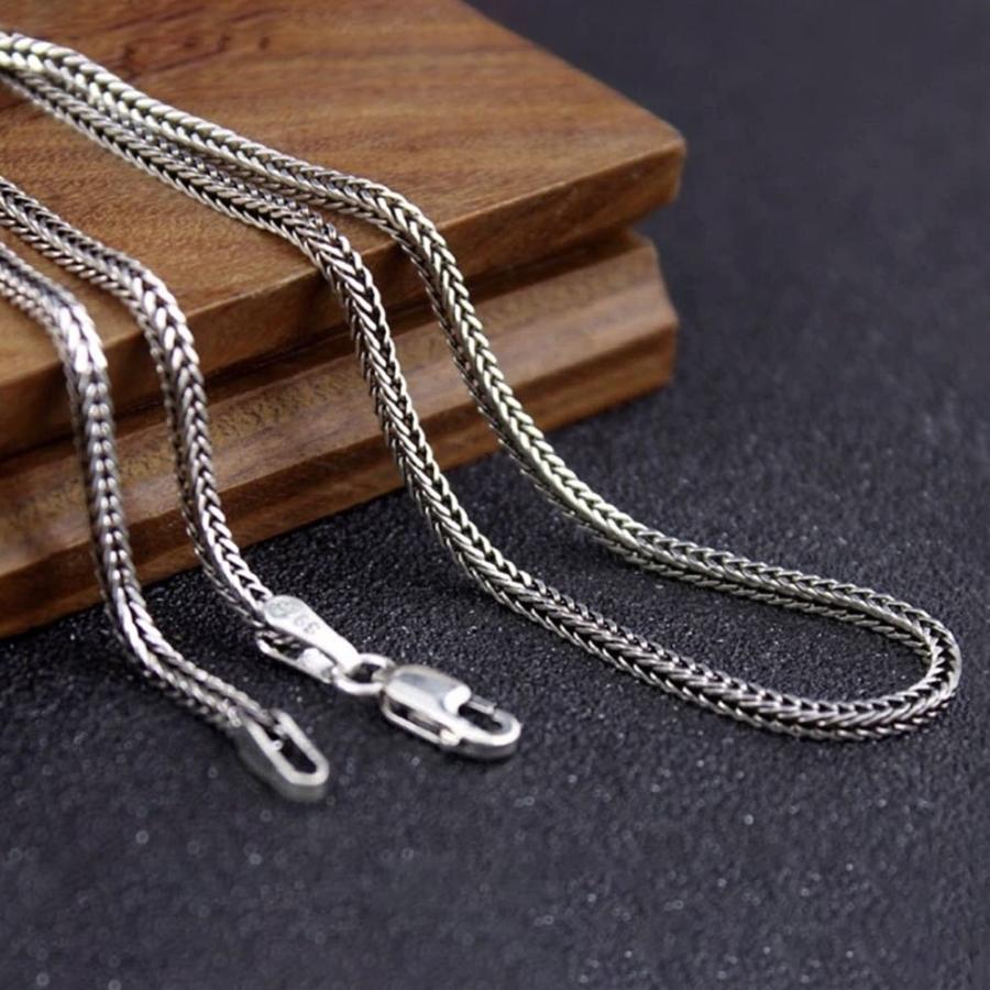 ネックレス ピュアシルバー silver 925 スネークチェーン アクセサリー
