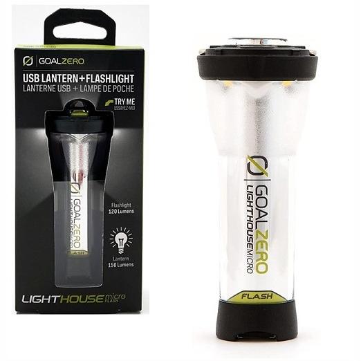Goal Zero】 Lighthouse Micro Flash USB充電式 LEDミニランタン 150