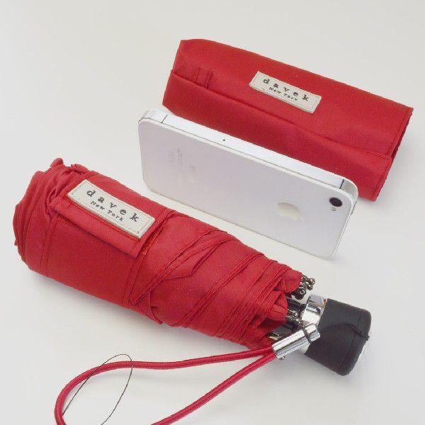 ダベック ミニサイズ 折りたたみ傘 アンブレラ レッド 赤 Davek mini