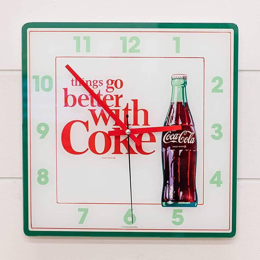 Coca Cola（コカコーラ） コカ・コーラ時計 コーラ掛時計 ウオール