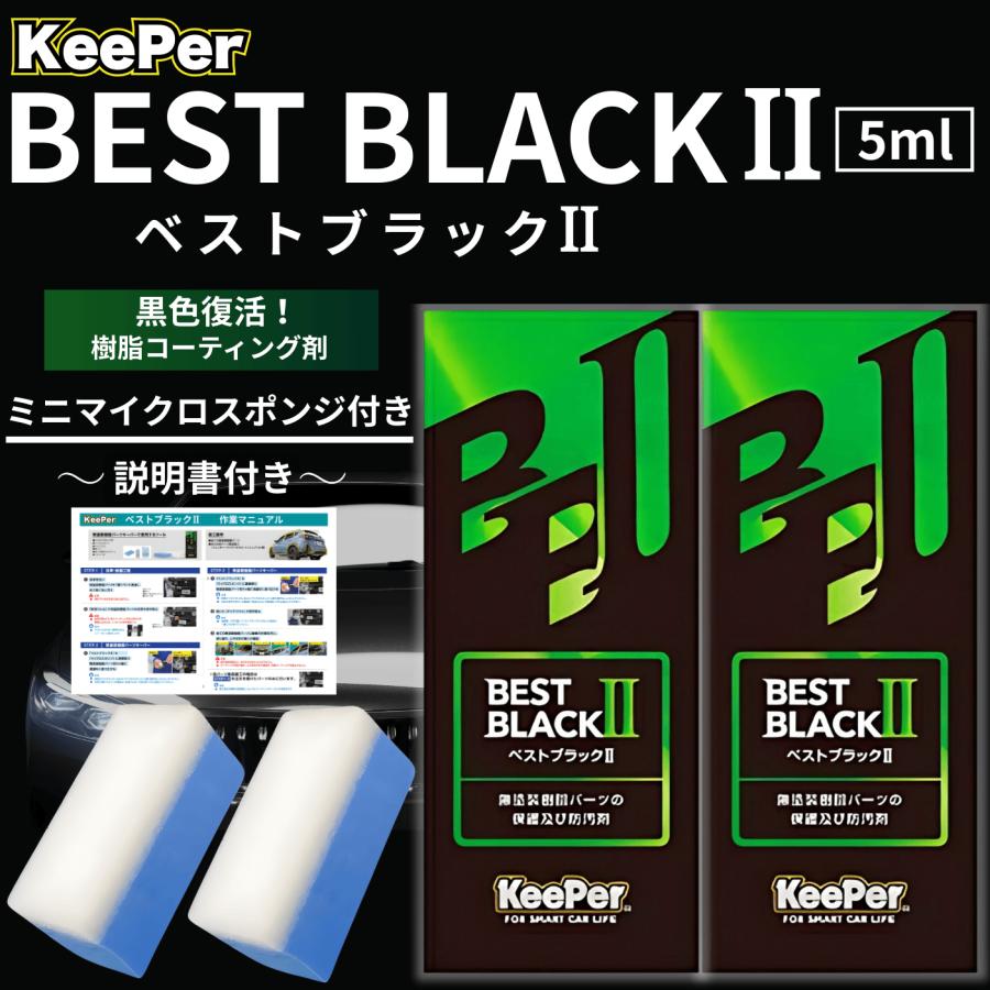 KeePer技研 樹脂フェンダー キーパー コーティング ベストブラック ll