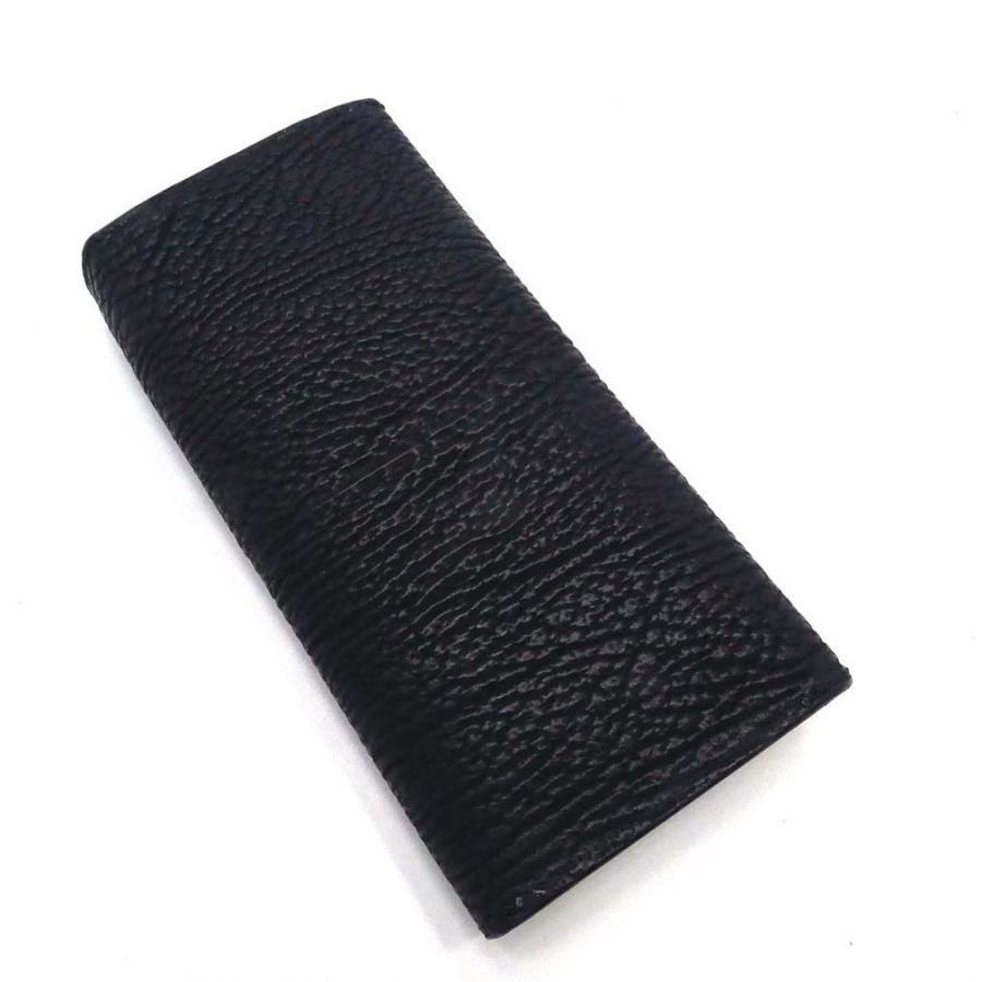 二つ折り長財布 シャークスキン メンズ レディース 薄い シンプル