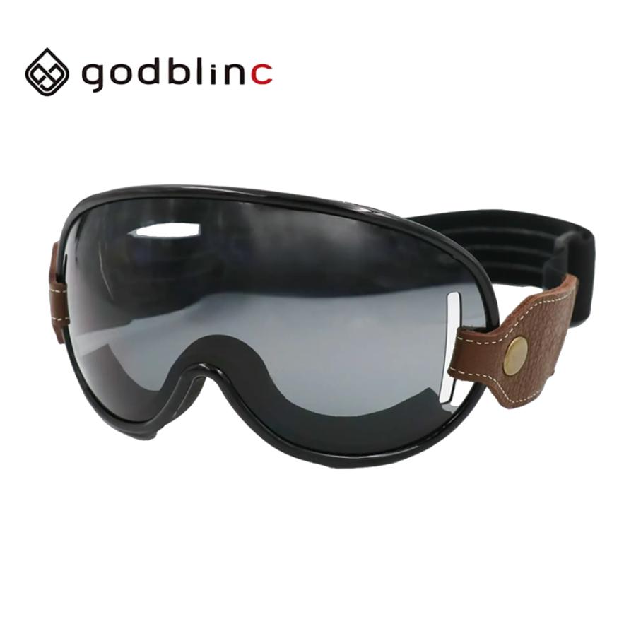godblinc オリジナルゴーグル2 ブラックフレーム レンズライトスモーク