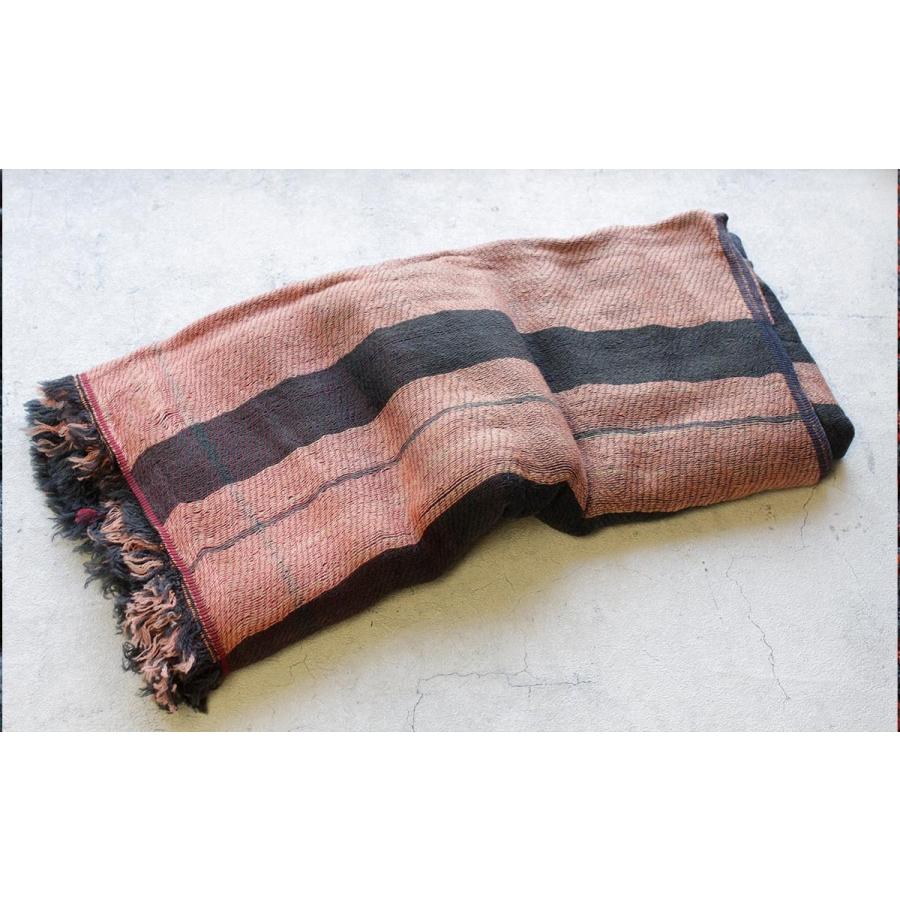 tamaki niime 播州織 ウールコットンショールL roots shawl BIG 110