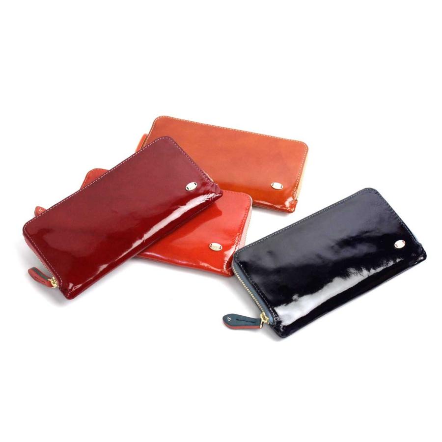 Dakota（ダコタ） 長財布 薄型 ラウンドファスナー グロッソ エナメル