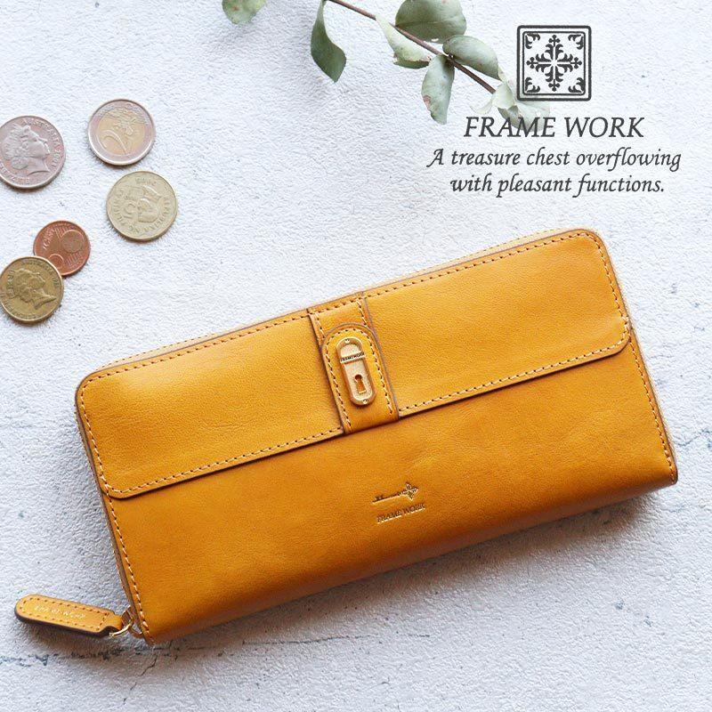 FRAMeWORK（フレームワーク） 財布 長財布 ラウンドファスナー