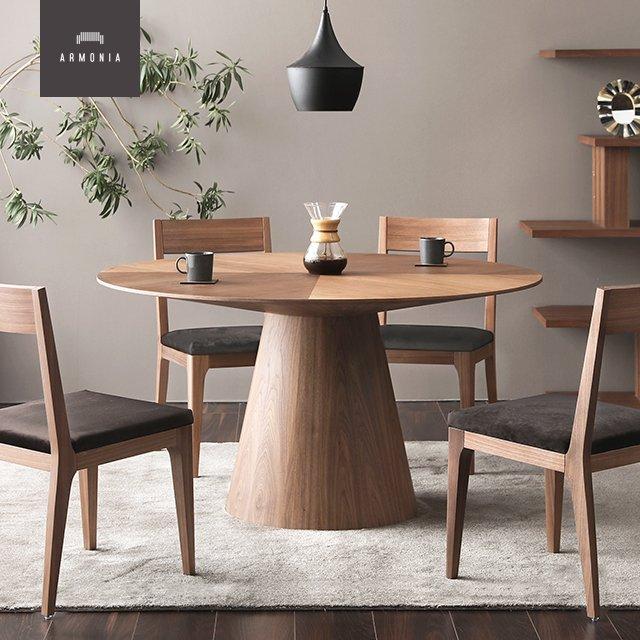 ARMONIA（アルモニア） ダイニングテーブル 円型 幅120cm コンパクト