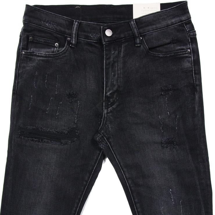 mnml（ミニマル） デニム スキニーパンツ スキニージーンズ クラッシュ