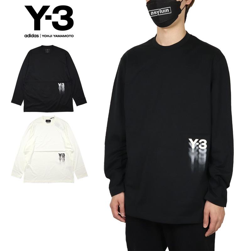 Y-3 【並行輸入品】Y-3 ロンT ワイスリー Tシャツ 長袖Tシャツ メンズ