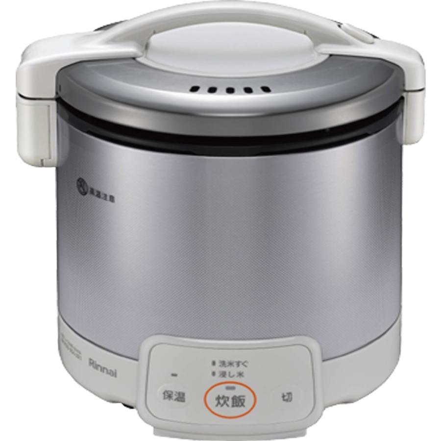 リンナイ（Rinnai） ガス炊飯器 RR-050VQ（W） こがまる 5合炊き/電子