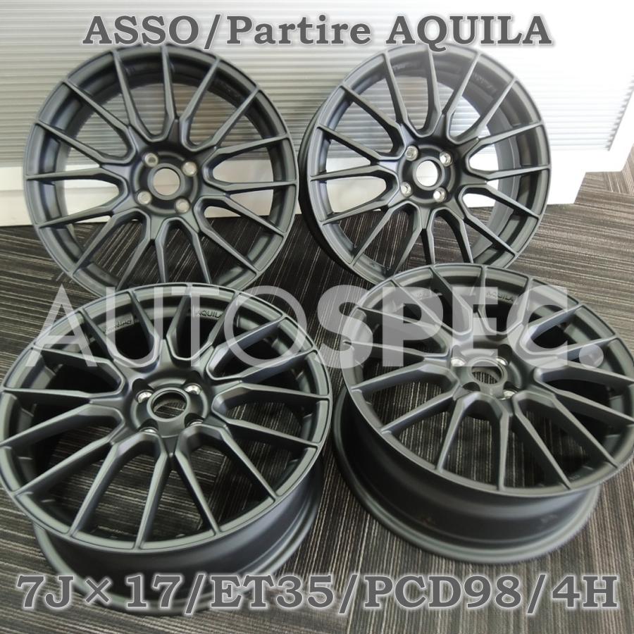 アバルト（ABARTH） ABARTH 17インチ 7J ET35 PCD98 4H ASSO Partire