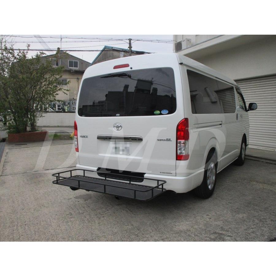 DMD ヒッチメンバー2本出し(背面キャリア) E級 ハイエース 200系 H16.8