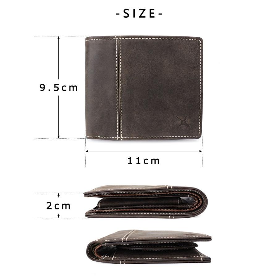 アインソフ Ain Soph 二つ折り財布 Hard Pull-up DA654-HP 318020 正規