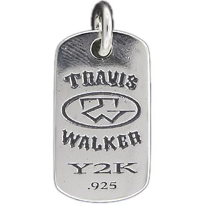 Travis Walker（トラヴィスワーカー） ロゴシルバードッグタグ