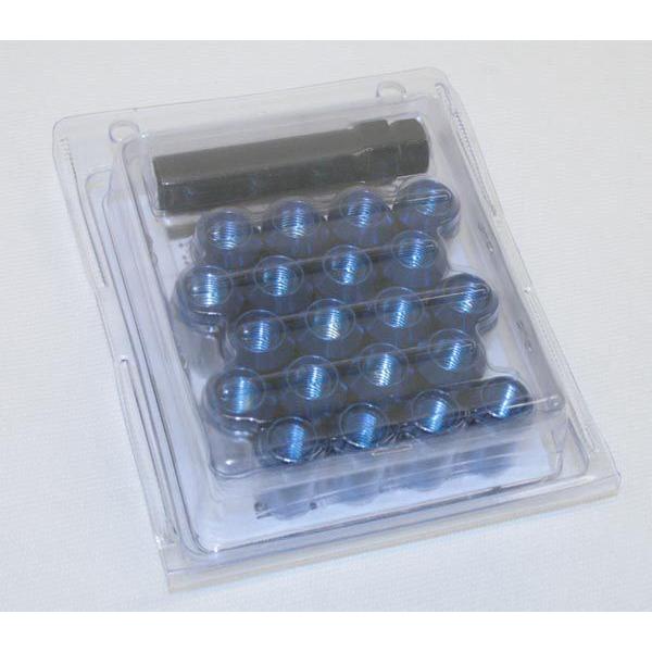 5ZIGEN ProRacer アルミ鍛造ホイールナット P=1.5 ブルー : ブート