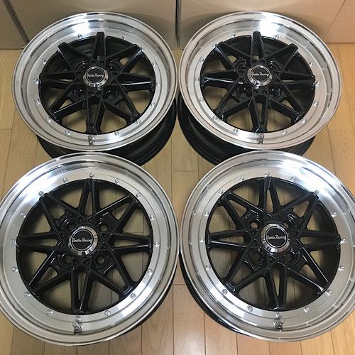 旧車 街道レーサー 暴走族 走り屋系ホイール 15×5.5J/+35/PCD100