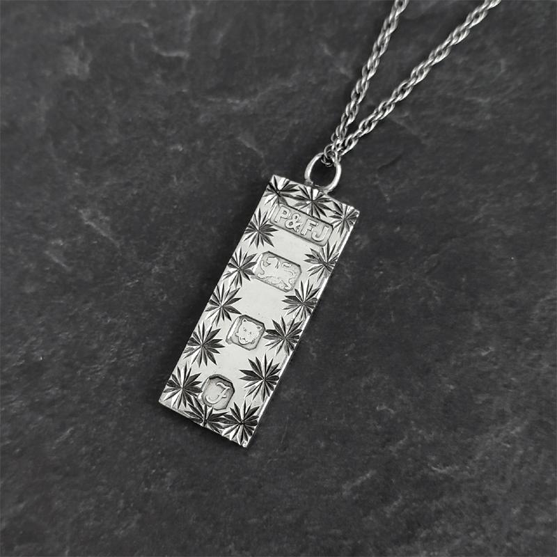 イギリスヴィンテージ ロンドン スターリングシルバー インゴット