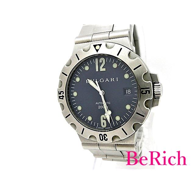 ディアゴノ ブルガリ スクーバ SD38S メンズ 腕時計 200m防水 デイト