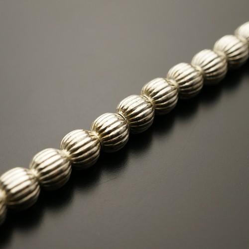 シルバービーズブレスレット 中玉 Silver925 シルバー925 ハンドメイド