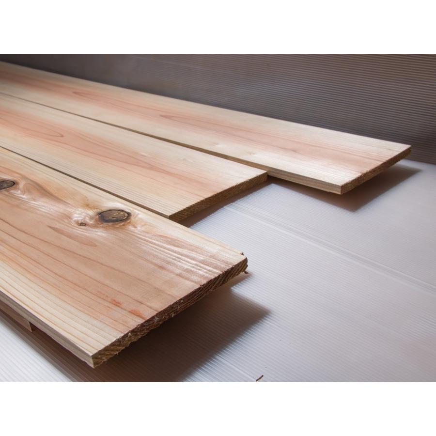 川島材木店 四分板 1.82mx18cmx1.2cm 5枚入 約1.65平米分 国産杉 節