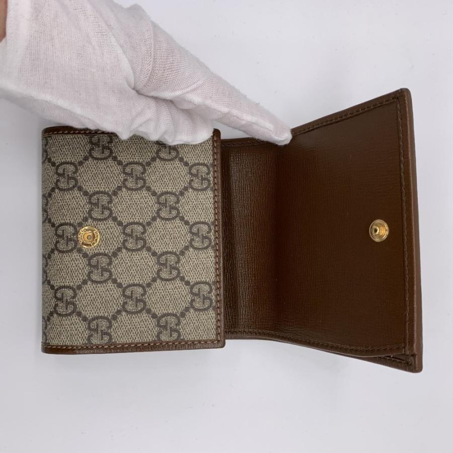 GGキャンバス GUCCI グッチ 1955 ホースビット GG スプリーム 二つ折り