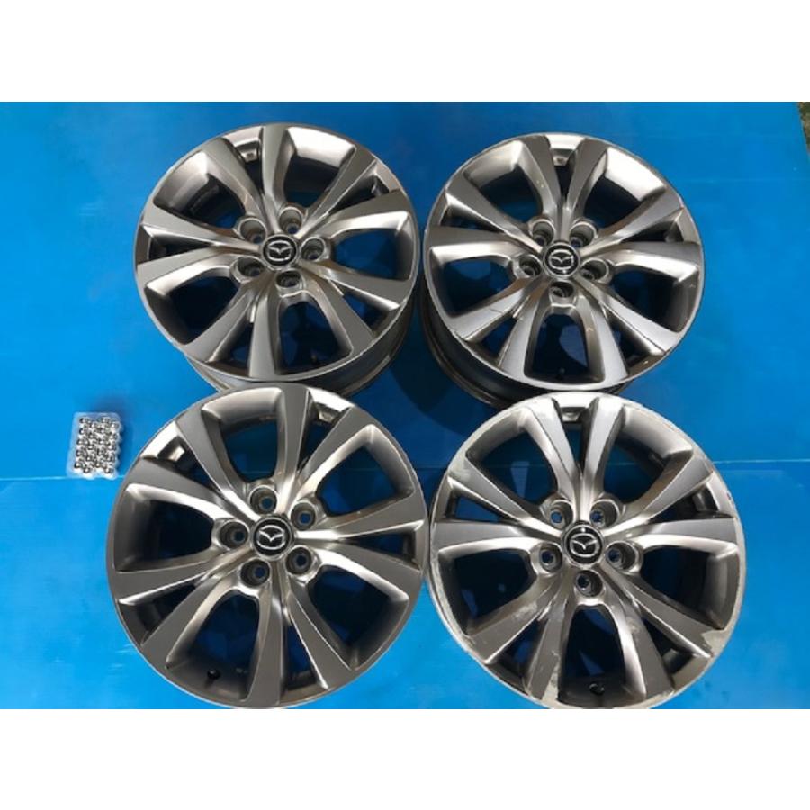 09【純正品】マツダ CX-30純正アルミ☆18×7.0J 114.3-5+45 ハブ径67mm