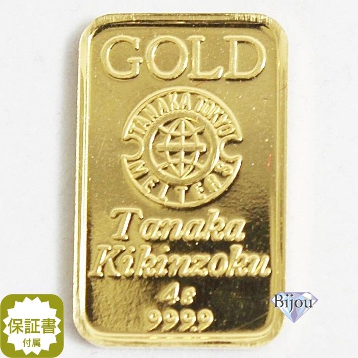 田中貴金属ジュエリー インゴット K24 24金 純金 4g 田中貴金属 INGOT